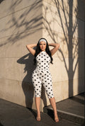 Comby Chic à pois Noir & Blanc
